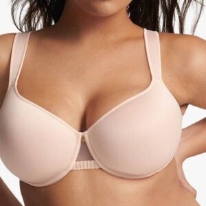 THIRDLOVE Perfect Coverage Bra 24/7 Sz40F Pale Pink Comfortable